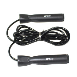 CORDA DE PULAR EM PVC COM ROLAMENTO ONE LIFE – PRETO